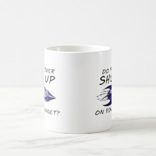 Caneca De Café Cale-Se Engraçado Humor Insultante De Mug