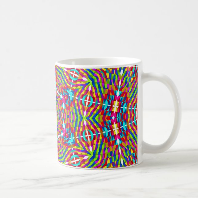 Caneca De Café Caleidoscópio (Direita)