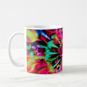 Caneca De Café Caleidoscópio Apofílise Arte Fractal - I