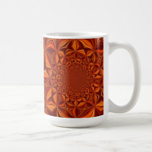 Caneca De Café Caleidoscópio Arte Digital Design