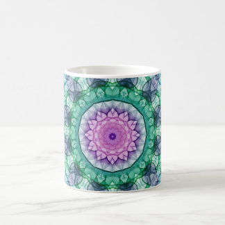 Caneca De Café Caleidoscópio do lírio de água