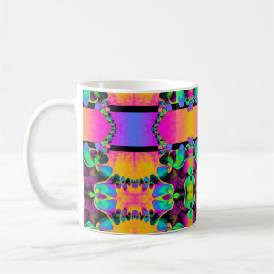 Caneca De Café Caleidoscópio Mosaico V + suas ideias