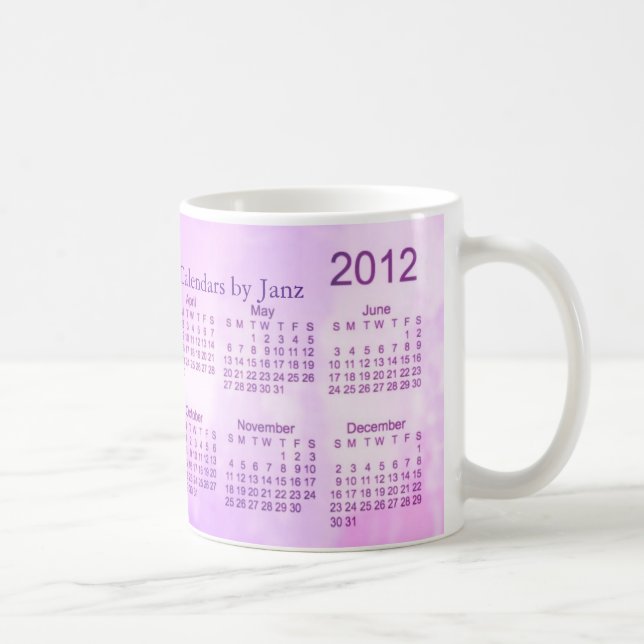Caneca De Café Calendário de 2012 (Direita)