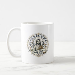 Caneca De Café Calendário de Jesus Graça Diária Calendário de Jes
