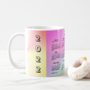 Caneca De Café Calendário do Shimmer Sangria 2022 por Janz