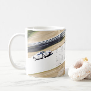 Caneca De Café Calendário Histórico do Carro de Corrida 2021