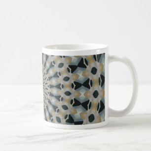 Caneca De Café Calêndula e Calêndula Kaleidoscópio
