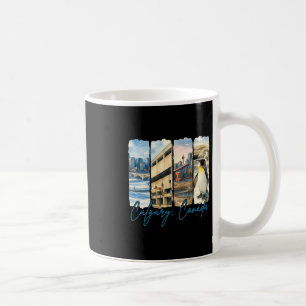 Caneca De Café Calgary Canadá Viagem Passeio Pincelada Souvenir