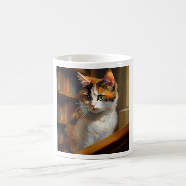 Caneca De Café Calico Cat (Centro)