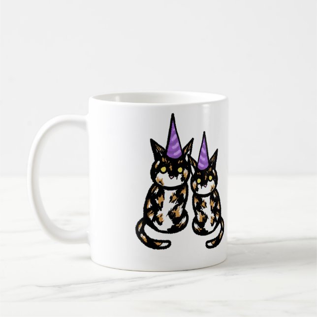 Caneca De Café Calico Cat Celebration Mug (Esquerda)