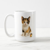 Calico Curiosity - Kitten com Coluna Colorido Pop