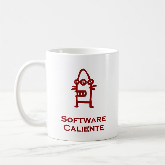 Caneca De Café Caliente do software de três olhos (Esquerda)
