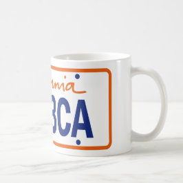 CANECA DE CAFÉ CALIFORNIA MEDAL LOVE REGISTRATION