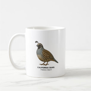 Caneca De Café California Quail - Birds da Califórnia