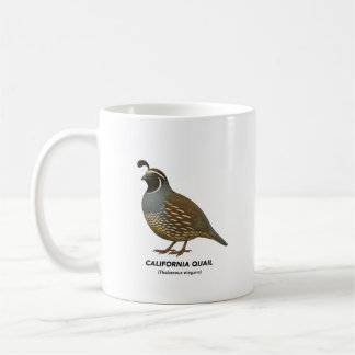 Caneca De Café California Quail - Birds da Califórnia