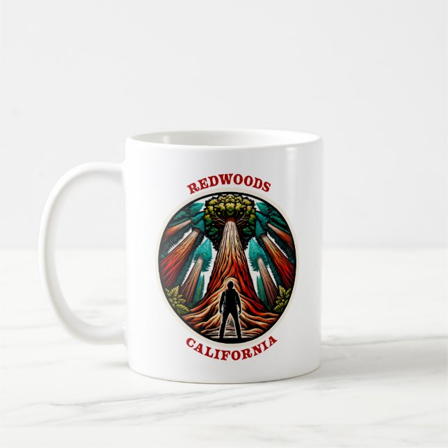 Caneca De Café Califórnia Sequoias (Esquerda)