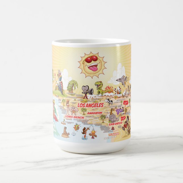 Caneca De Café California Sunshine Paradise Mug (Centro)