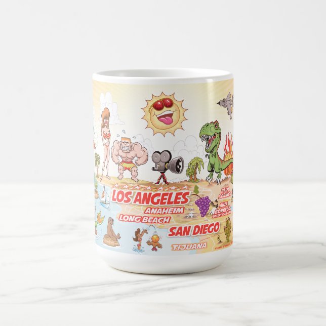 Caneca De Café California Sunshine Paradise Mug (Centro)