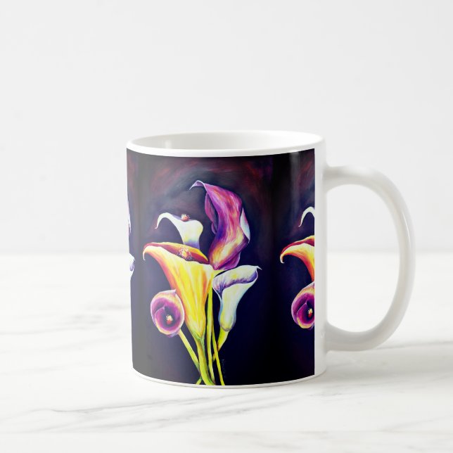 Caneca De Café Calla Lillies (Direita)