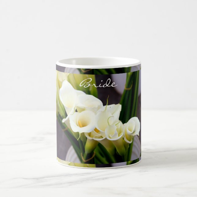 Caneca De Café calla lily bride (Centro)