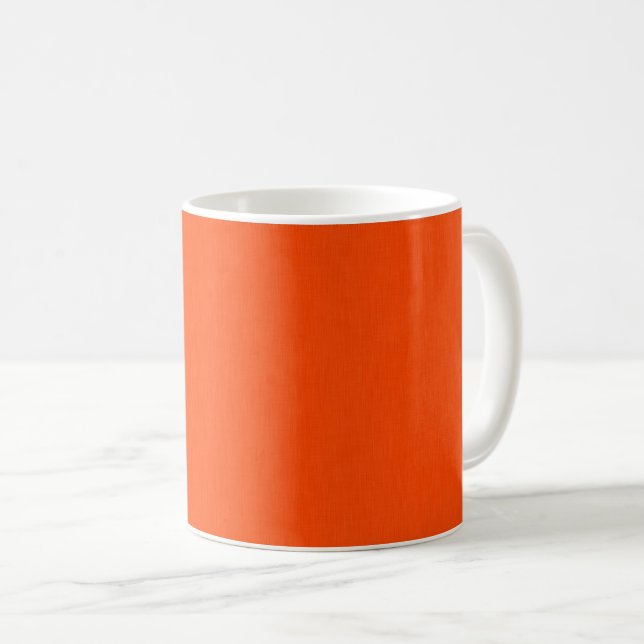Caneca De Café Calm & simple orange textured background  (Frente Esquerda)