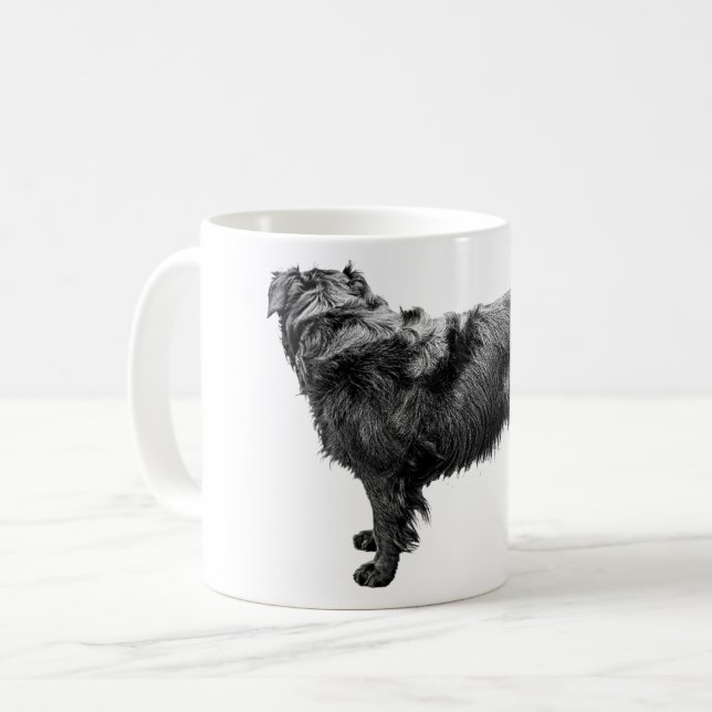 Caneca De Café Calma de Anel de Colheita (Frente Esquerda)