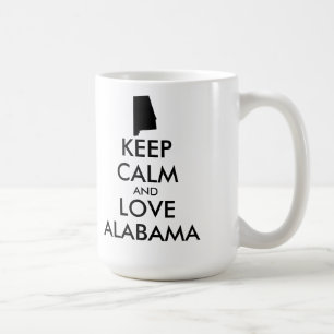 Caneca De Café CALMA DE MANUTENÇÃO personalizável e ALABAMA AMOR