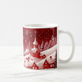 Caneca De Café "Calma em uma Terra Maravilha de inverno!"