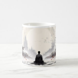 Caneca De Café Calma, Meditação E Paz
