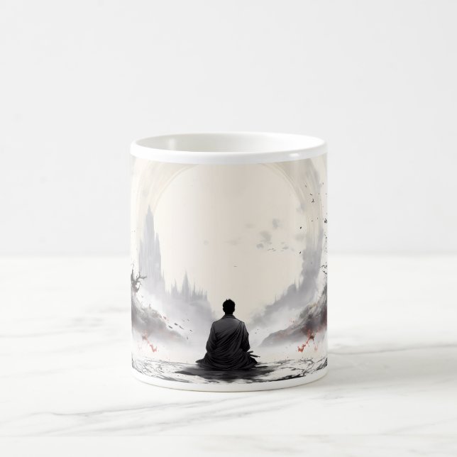 Caneca De Café Calma, Meditação E Paz (Centro)