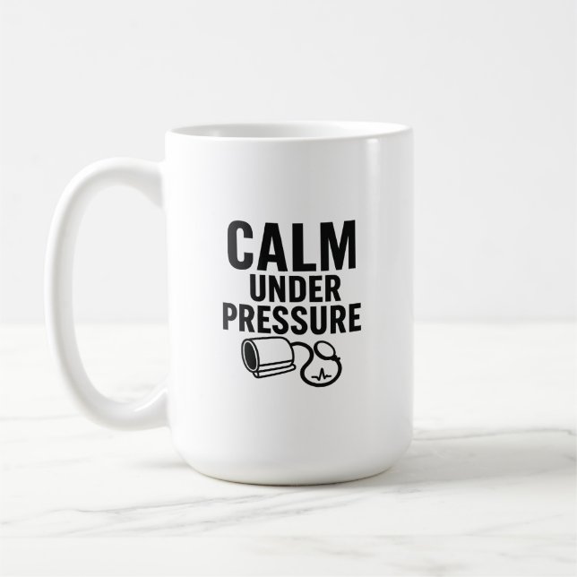 Caneca De Café Calma Sob Pressão (Esquerda)