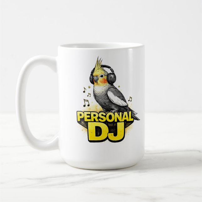 Caneca De Café Calopsita DJ Pessoal (Esquerda)