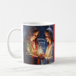 Caneca De Café Calor e Joy Mug ou Taça de Natal AI