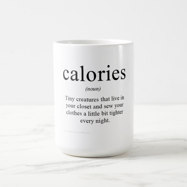 Caneca De Café Calorias!!!! (Centro)