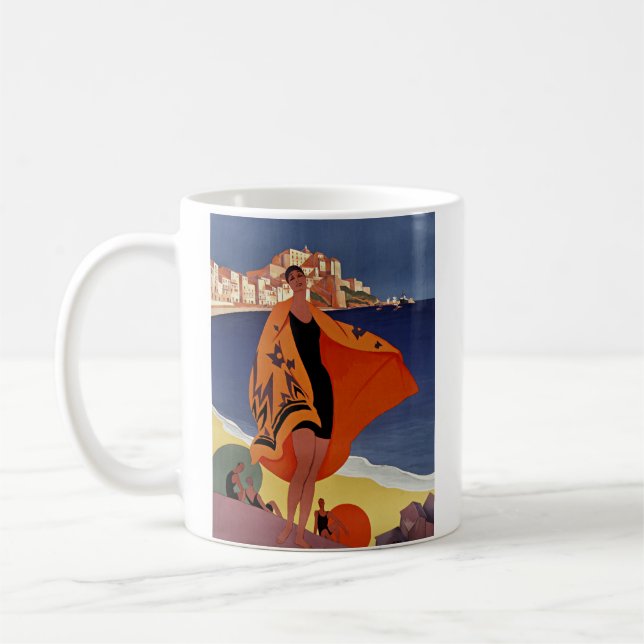 Caneca De Café Calvi, em Haute-Corse, França (Esquerda)