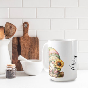 Caneca De Café Cama Cerâmica de girassol