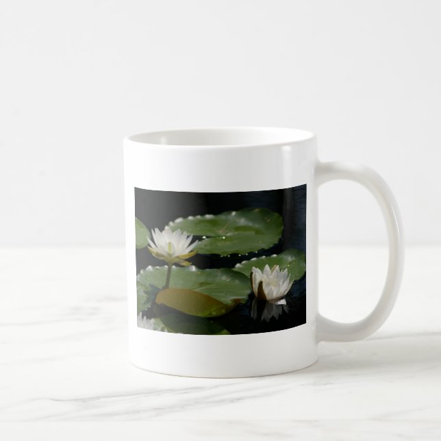 Caneca De Café Cama de Água Branca (Direita)