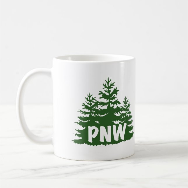 Caneca De Café Cama de Árvores PNW (Esquerda)