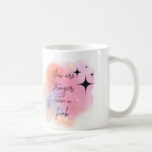 Caneca De Café Cama de aspas inspiradora (Direita)