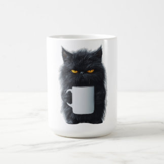 Caneca De Café Cama de café de gato cáustico - Design de peça cer