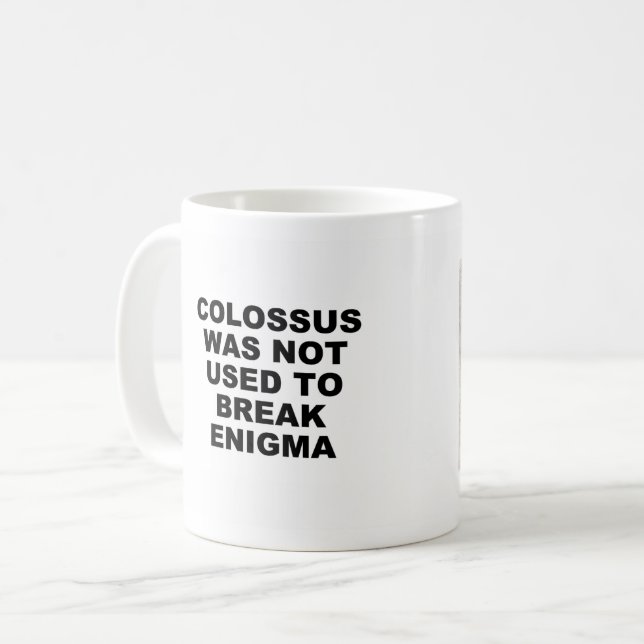 Caneca De Café Cama de COLOSSUS (Frente Esquerda)
