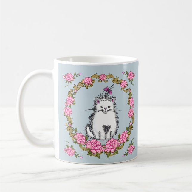 Caneca De Café Cama de Gato de Bebê (Esquerda)