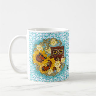 Caneca De Café Cama de girassol