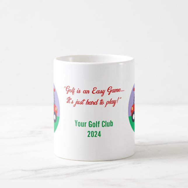 Caneca De Café Cama de Golfe Comemorativa (Centro)