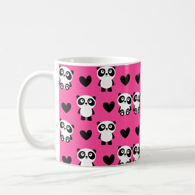 Caneca De Café Cama de Panda (Esquerda)