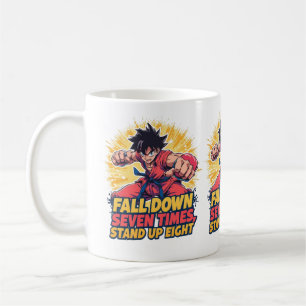 Caneca De Café Cama de Perseverança de Animação Motivacional