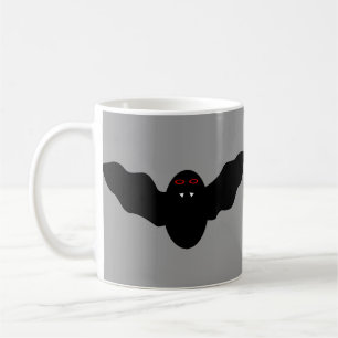 Caneca De Café Cama de Vampiro do Halloween