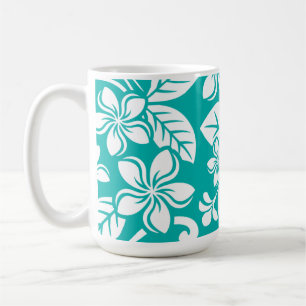 Caneca De Café Cama ISLAND PLUMERIA (TURQUOISE)