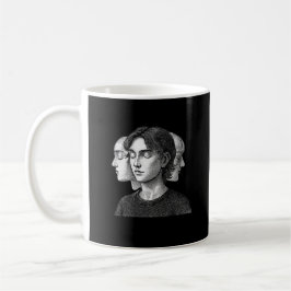 Caneca De Café Camadas de Mim • Estética de Identidade Desdobrada
