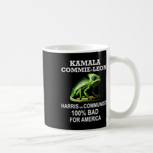 Caneca De Café Camarada Kamala Commie Leon Comunista Ha